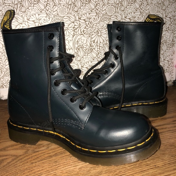 dark blue doc martens